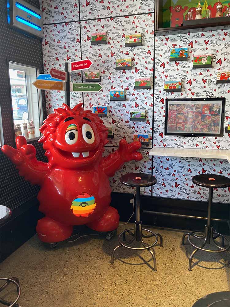 Cookie Time shop layout